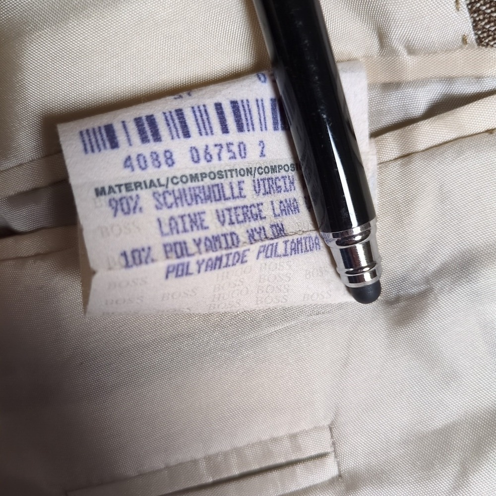 Hugo Boss Scorsese 44R 100% Wool 3 Button Blazer Brown Sport Coat Jacket USA - Picture 7 of 9